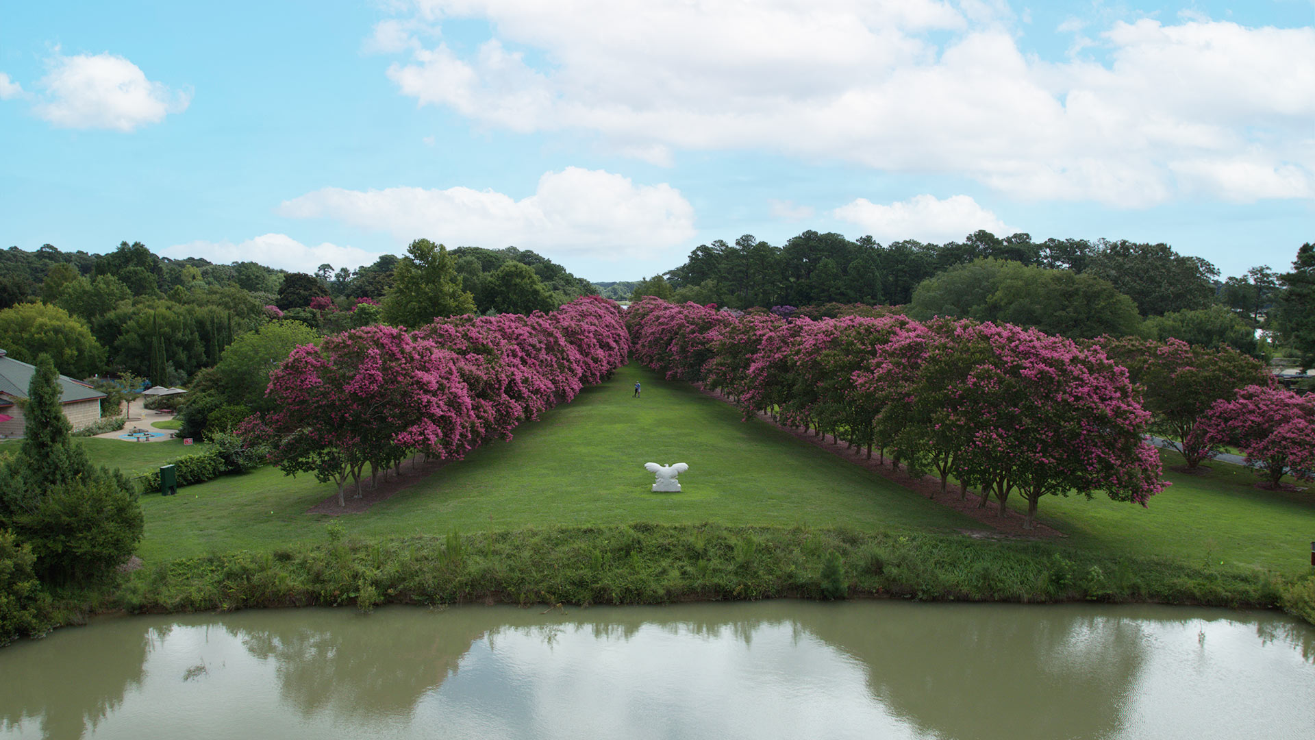 Norfolk Botanical Gardens Overhead Shot - Site Evaluation LEED in Norfolk Virginia